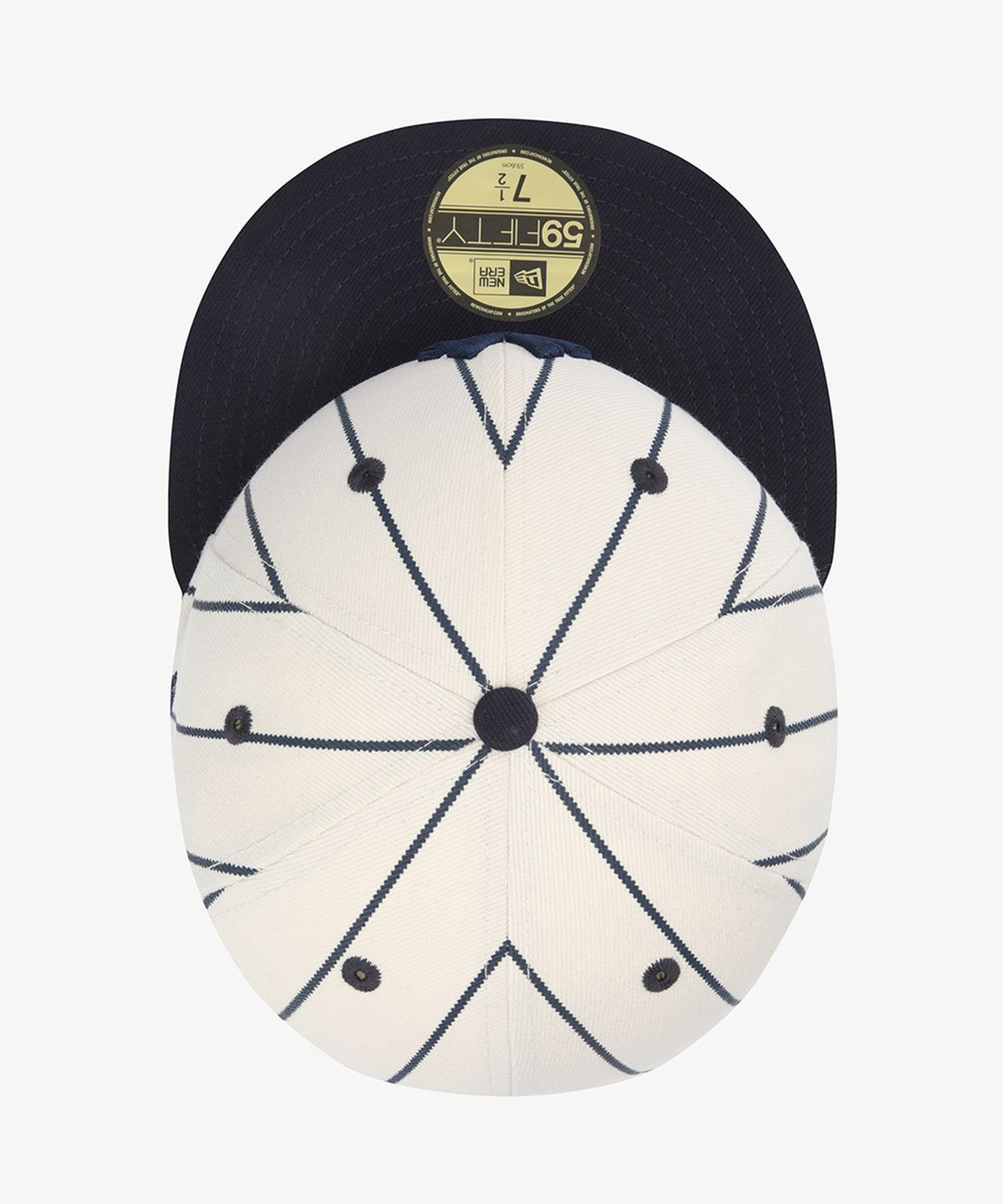 뉴에라(NEW ERA) MLB 뉴욕 양키스 핀스트라이프 소프트 버크람 피티드캡 와인코르크/네이비 15449437