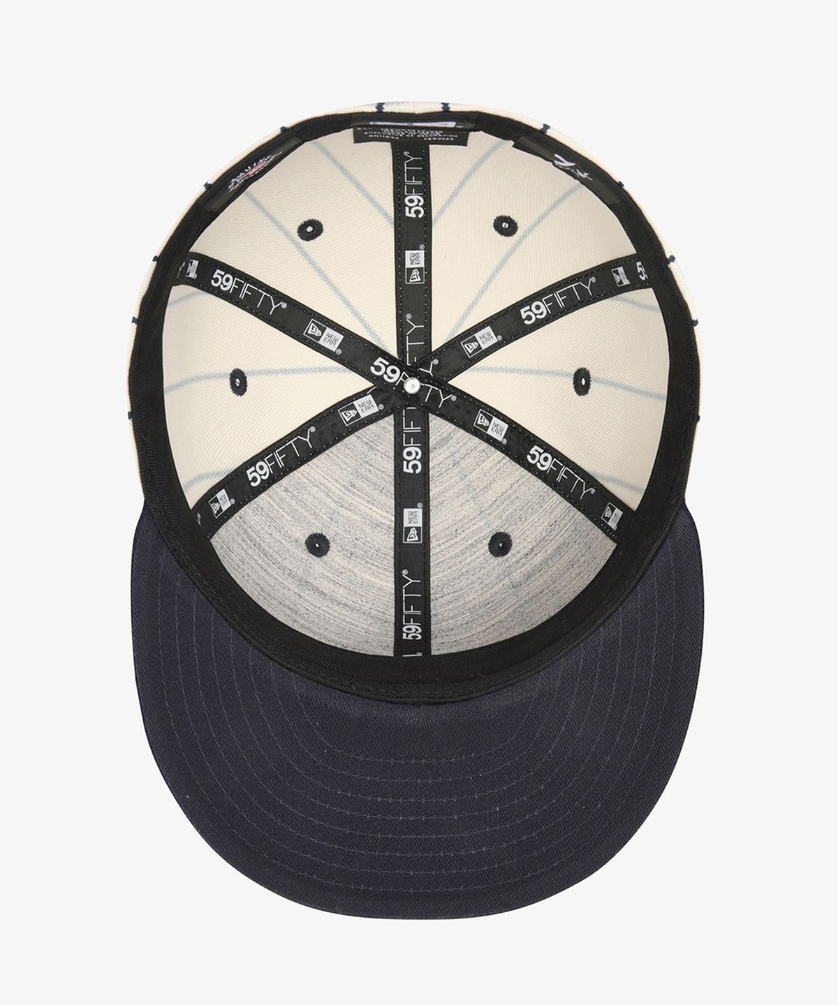 뉴에라(NEW ERA) MLB 뉴욕 양키스 핀스트라이프 소프트 버크람 피티드캡 와인코르크/네이비 15449437
