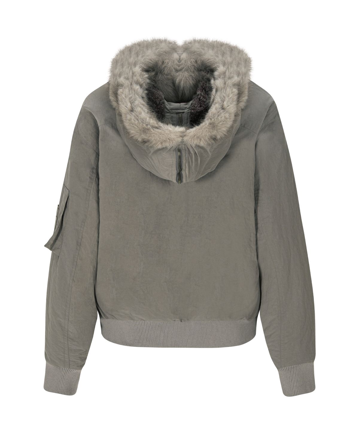플리즈노팔로우(PLEASENOFOLLOW) Lacey Bomber Jacket (Sand)
