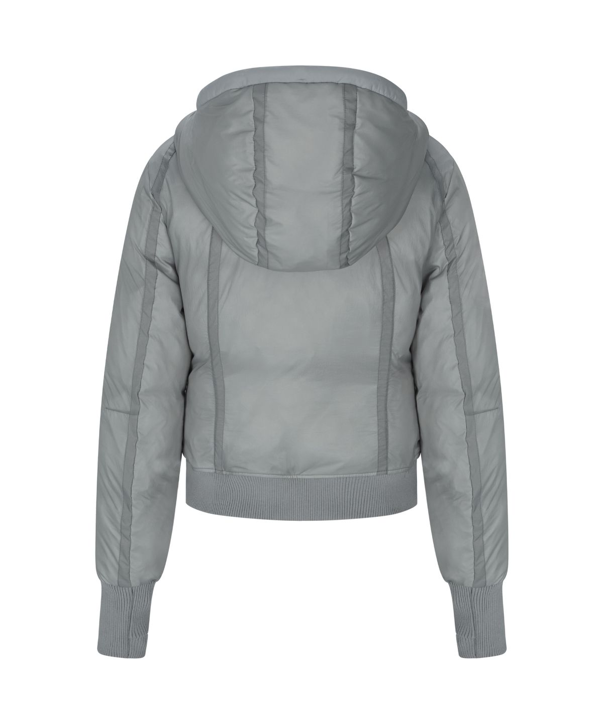 플리즈노팔로우(PLEASENOFOLLOW) Aerin Contoured Puffer Jacket (Silver Gray)
