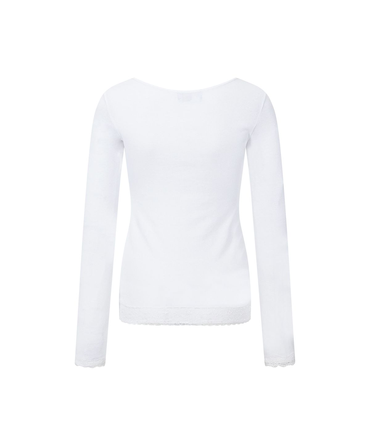 플리즈노팔로우(PLEASENOFOLLOW) Rosalie Shirring Long Sleeve Top (Ivory)