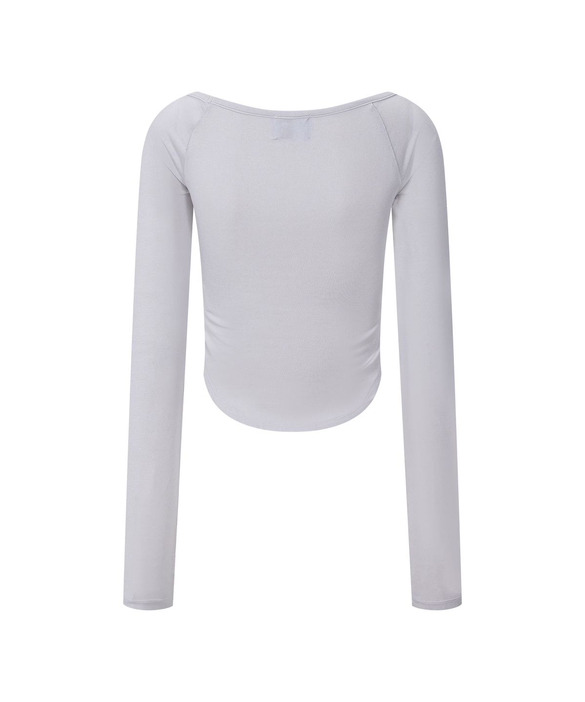 플리즈노팔로우(PLEASENOFOLLOW) Mandy Lace Layered Long Sleeve Top (Light Grey)