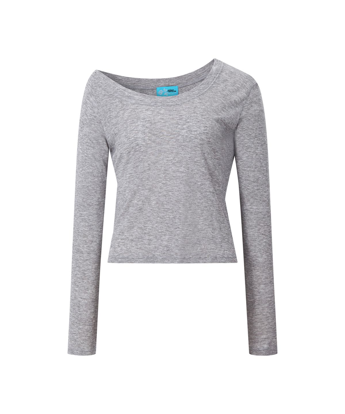 플리즈노팔로우(PLEASENOFOLLOW) Sol Basic Long Sleeve Top (Grey)