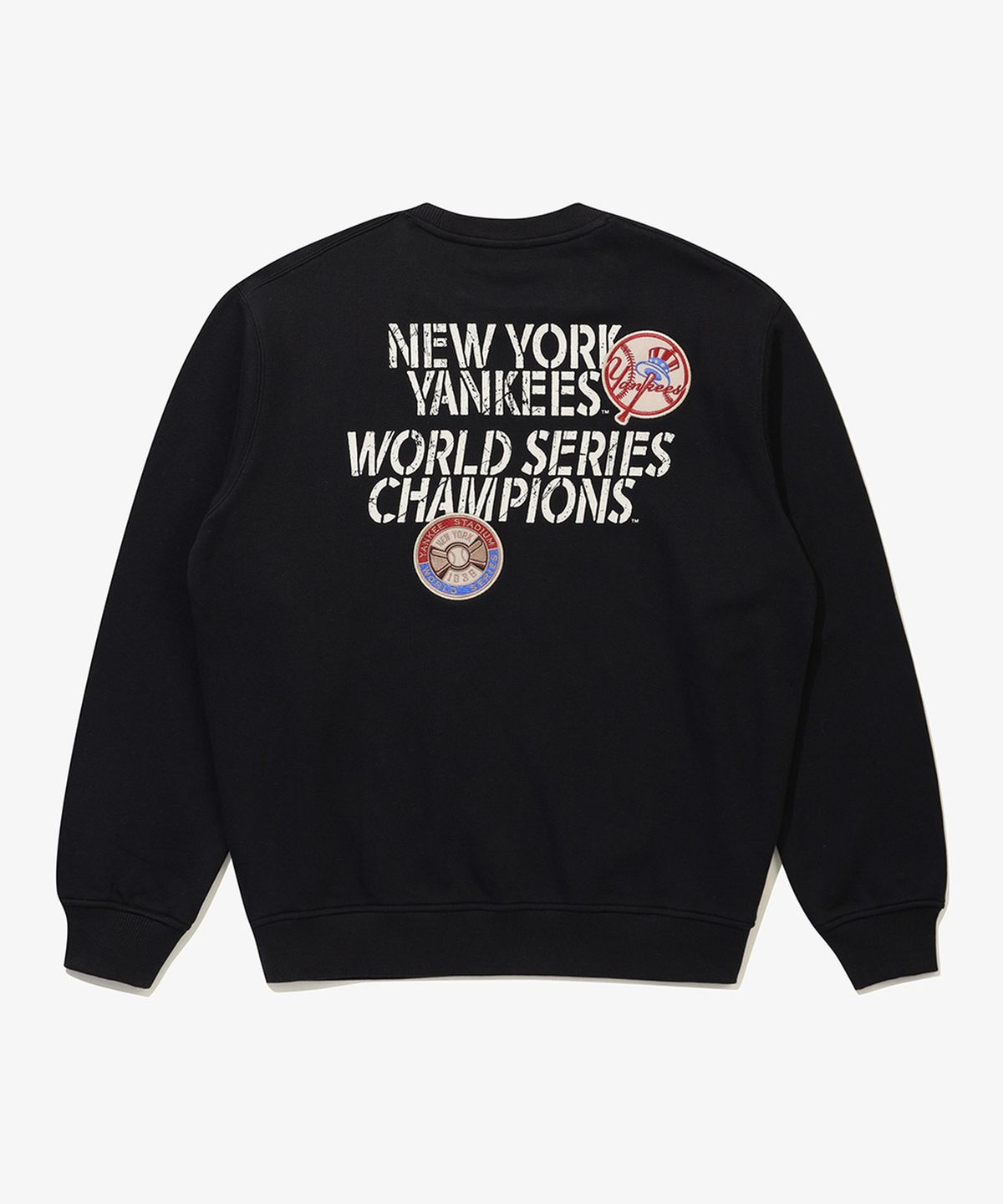 뉴에라(NEW ERA) MLB 쿠퍼스타운 뉴욕 양키스 월드 시리즈 맨투맨 블랙 15357972