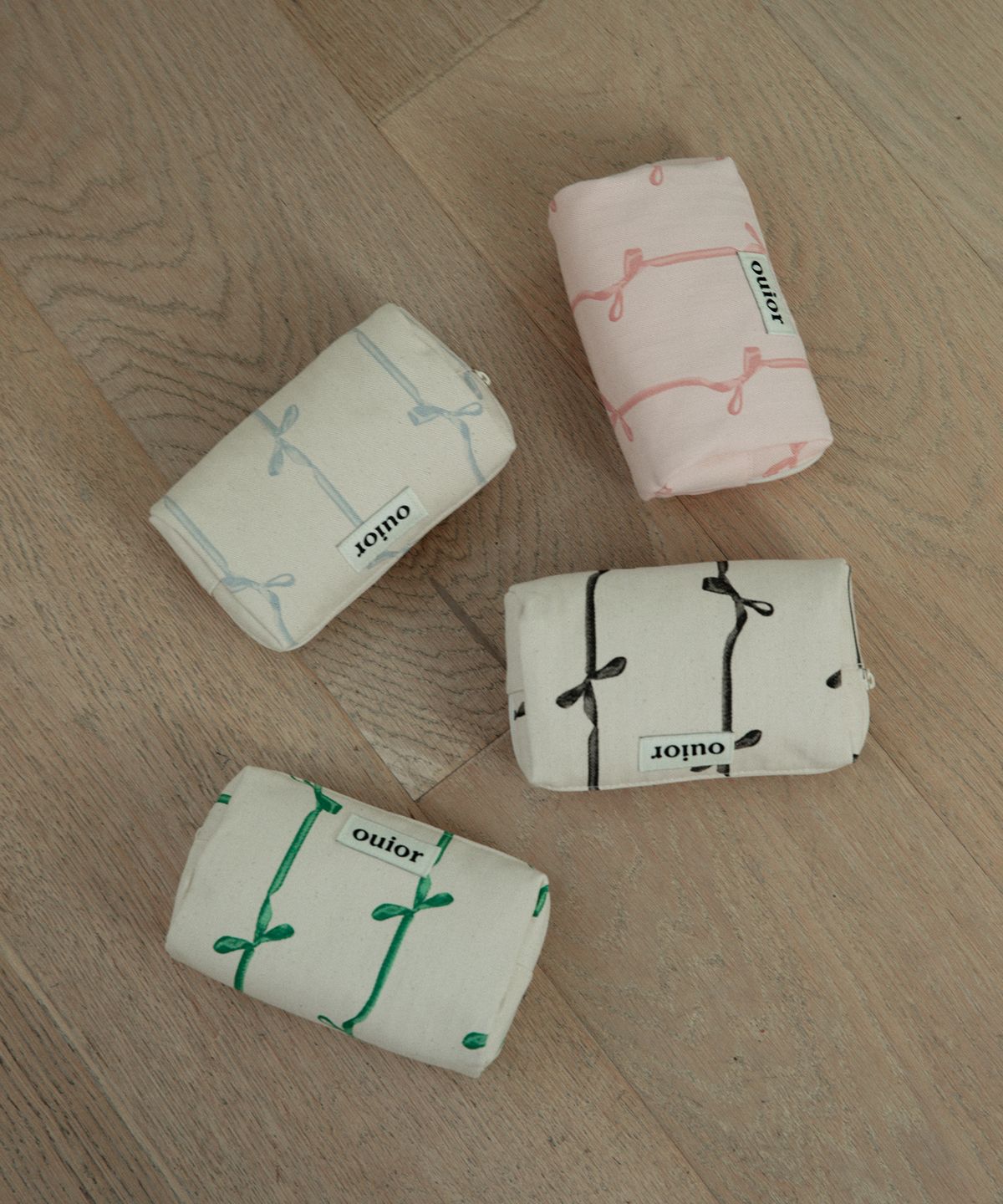 위올(OUIOR) [기프트박스]ouior everyday pouch_ribbon pink