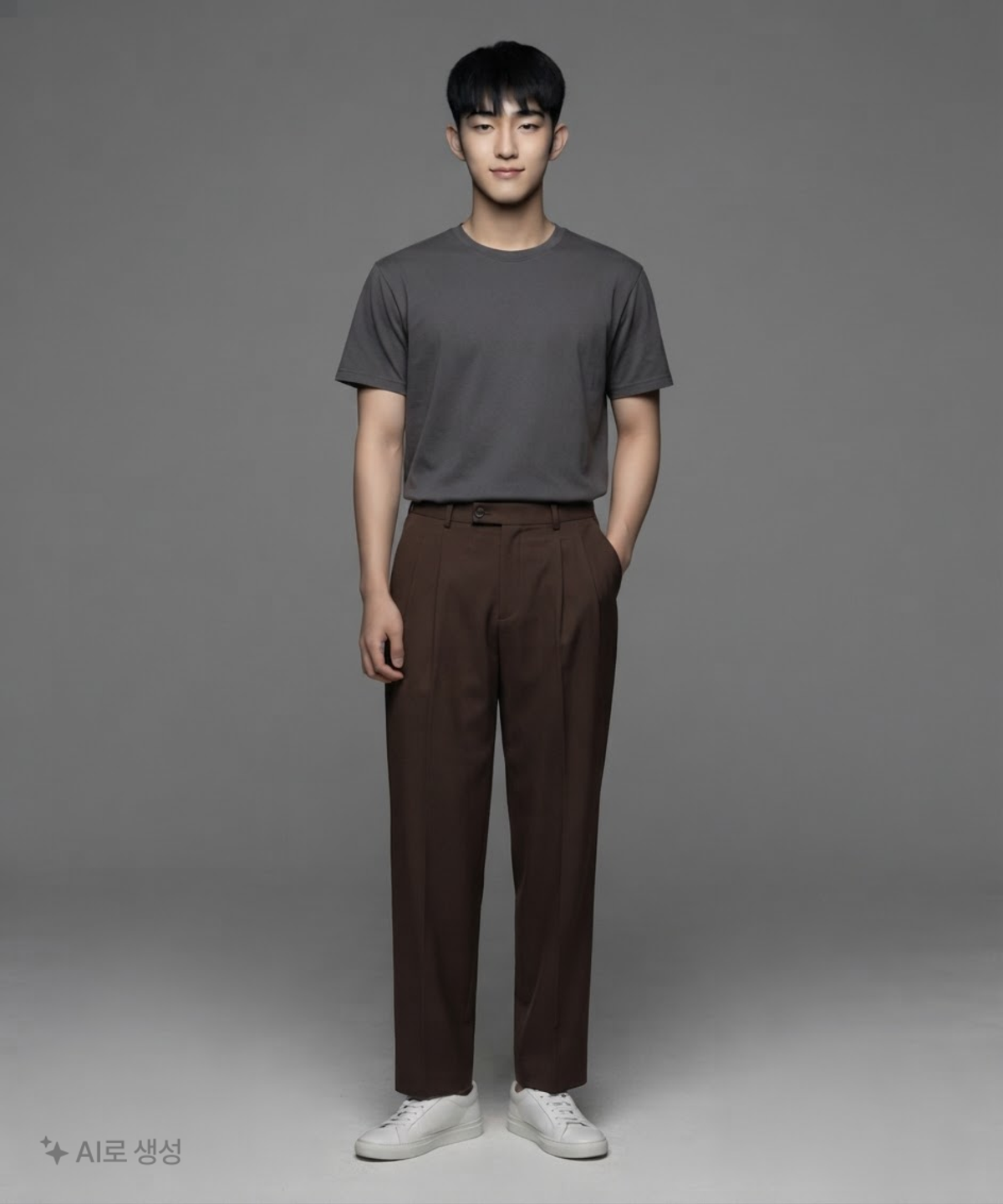 무신사 스탠다드(MUSINSA STANDARD) 쓰리 턱 세미 벌룬 슬랙스 33