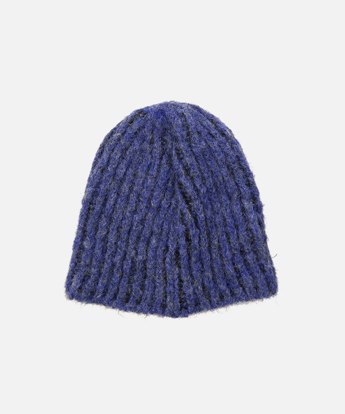 맨하탄레코즈(MANHATTAN RECORDS) MR Mohair Rib Beanie - Blue