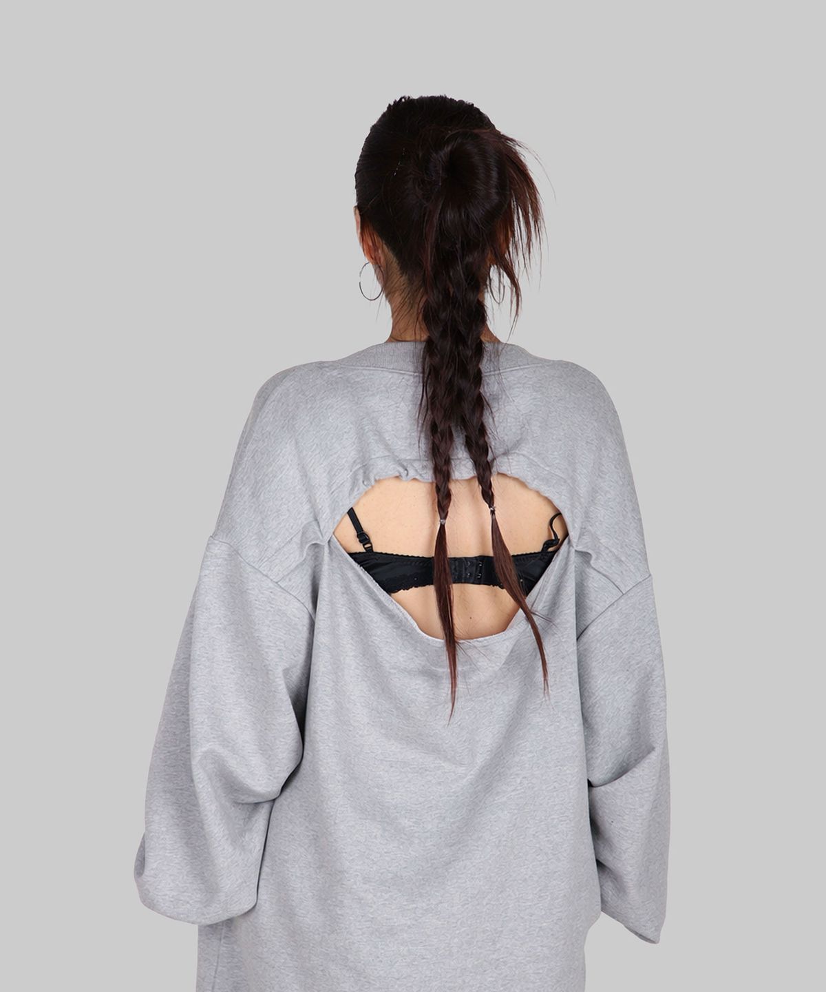 달솜(DALSOM) Back Slit V-Neck Dress [ gr ]