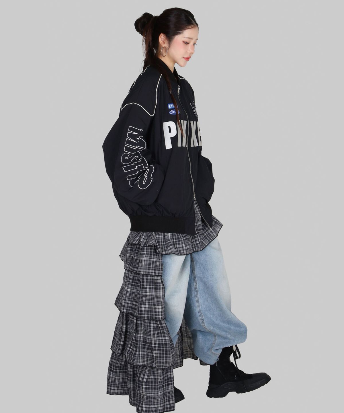 달솜(DALSOM) Racing bomber [ bk ]