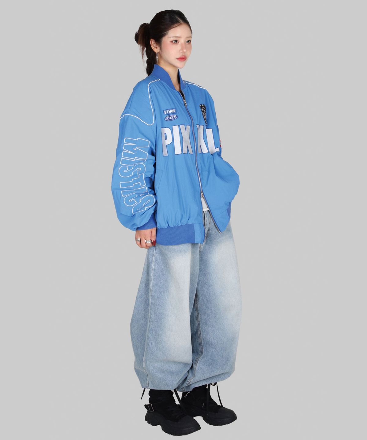 달솜(DALSOM) Racing bomber [ blue ]