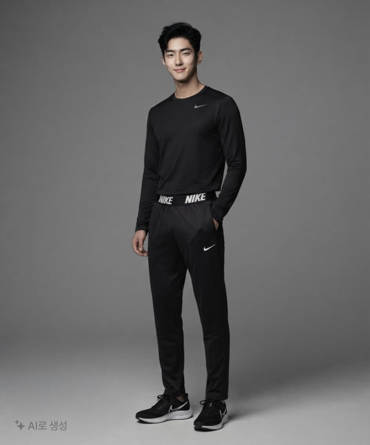 나이키(NIKE) 써마 핏 피트니스 팬츠 M - 블랙:화이트 / DQ4857-010 L