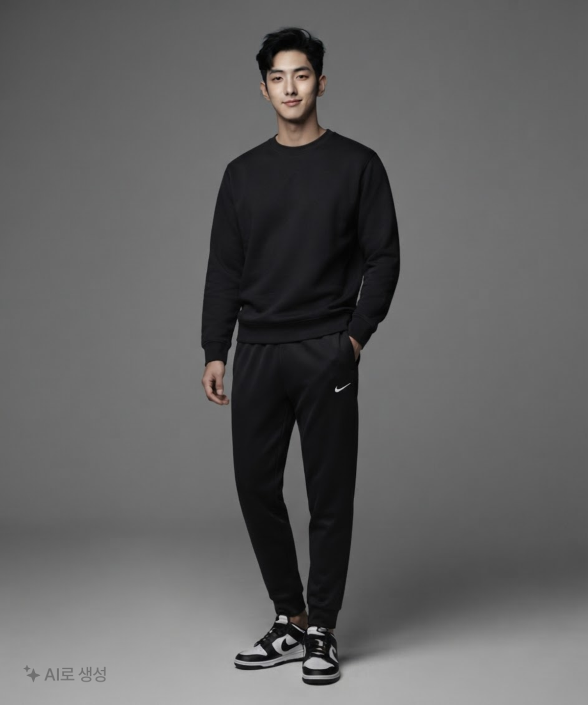 나이키(NIKE) 써마 핏 테이퍼드 트레이닝 팬츠 M - 블랙:화이트 / DQ5406-010 L