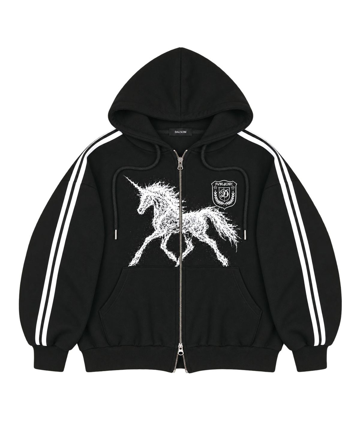달솜(DALSOM) Horse Track Hoodie [ bk ]