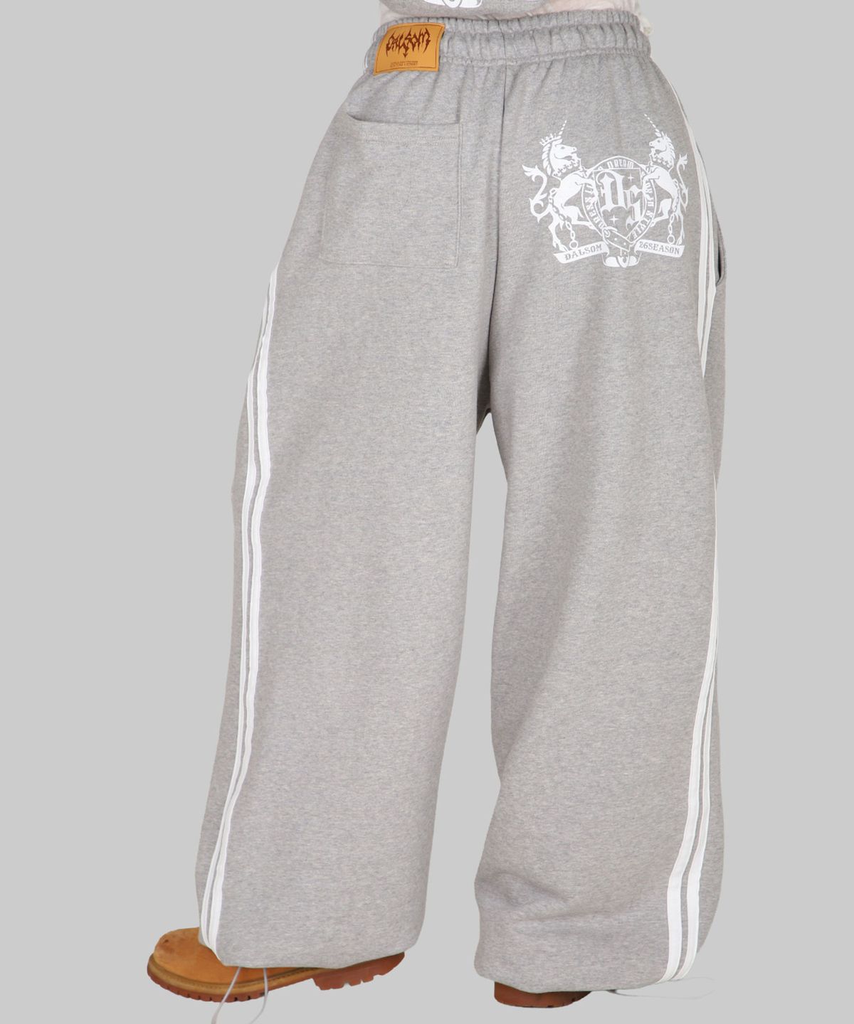 달솜(DALSOM) Horse Track Pants [ grey ]