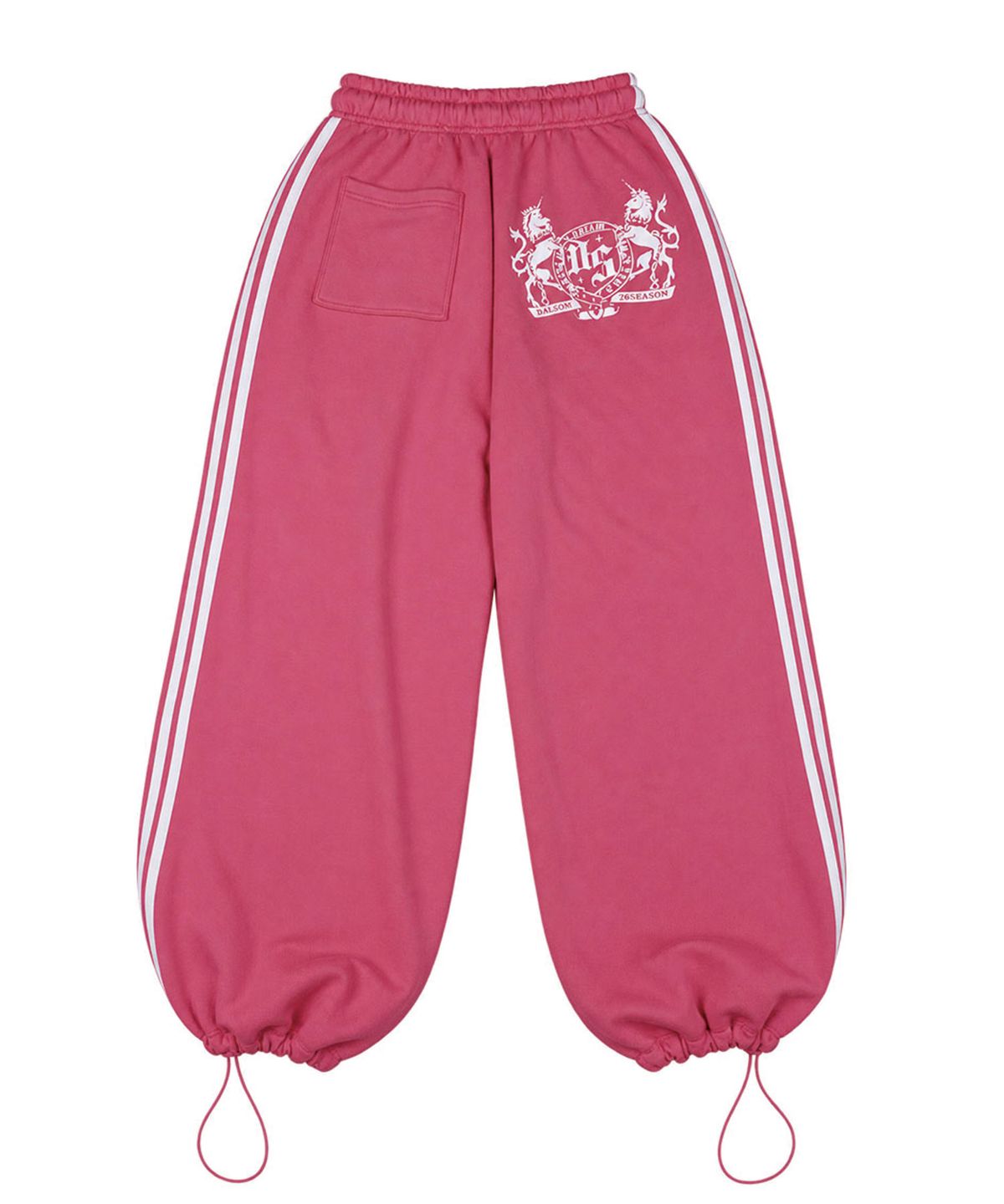 달솜(DALSOM) Horse Track Pants [ pink ]