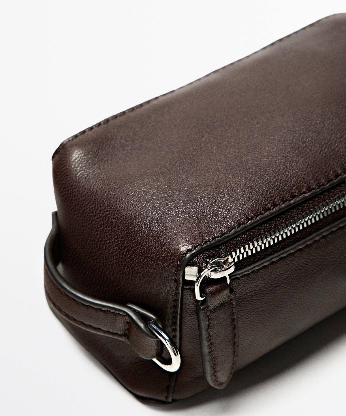 마시모두띠(MASSIMO DUTTI) 나파 가죽 직사각형 네세서