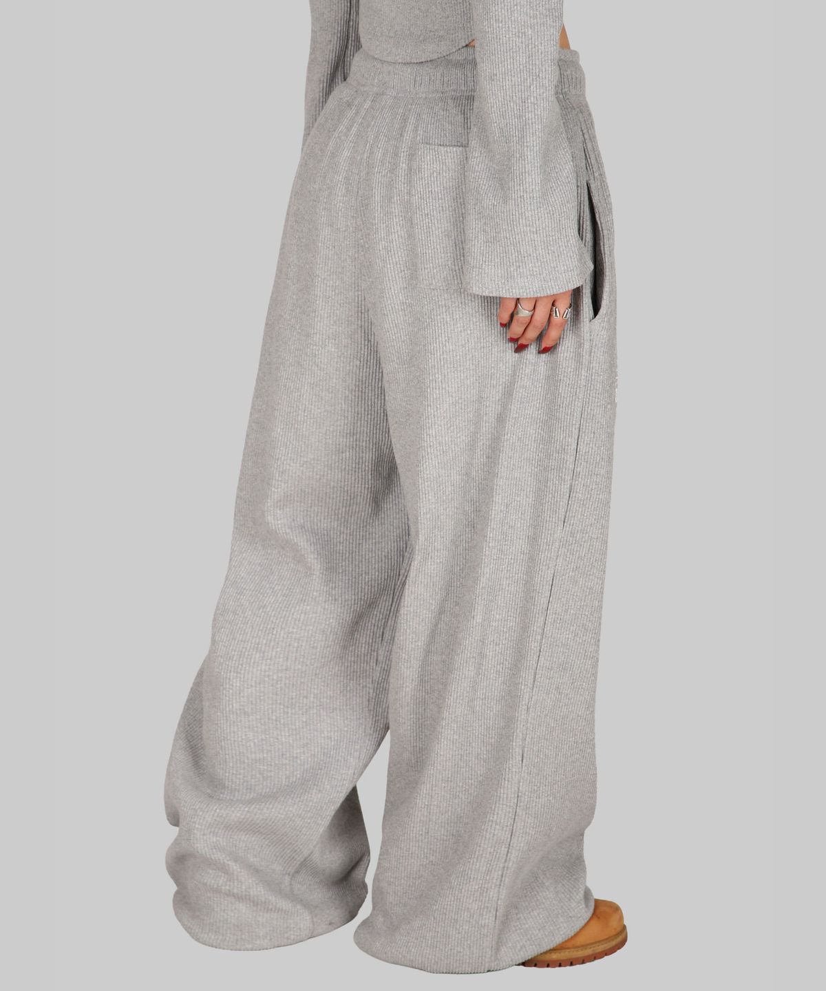 달솜(DALSOM) Ribbed Heart Pants [ gr ]