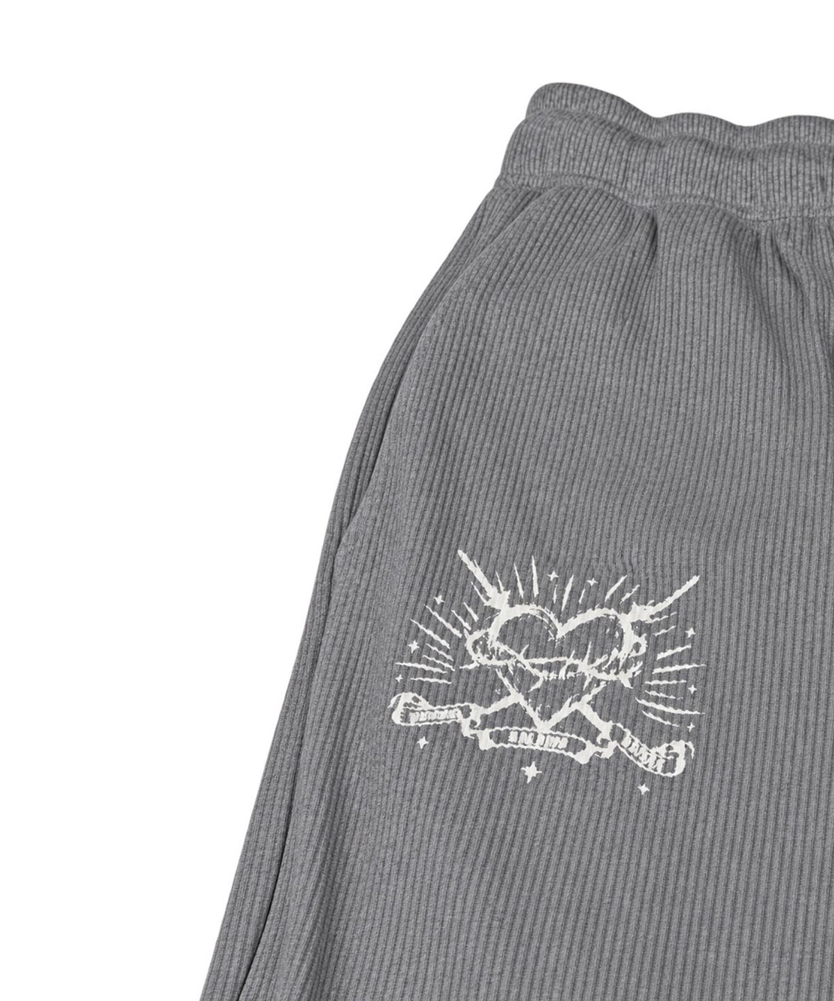 달솜(DALSOM) Ribbed Heart Pants [ gr ]