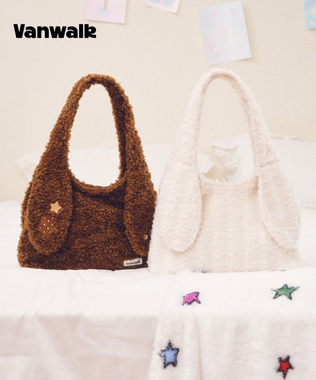 반워크(VANWALK) 멜로우 토트백 [아이보리]