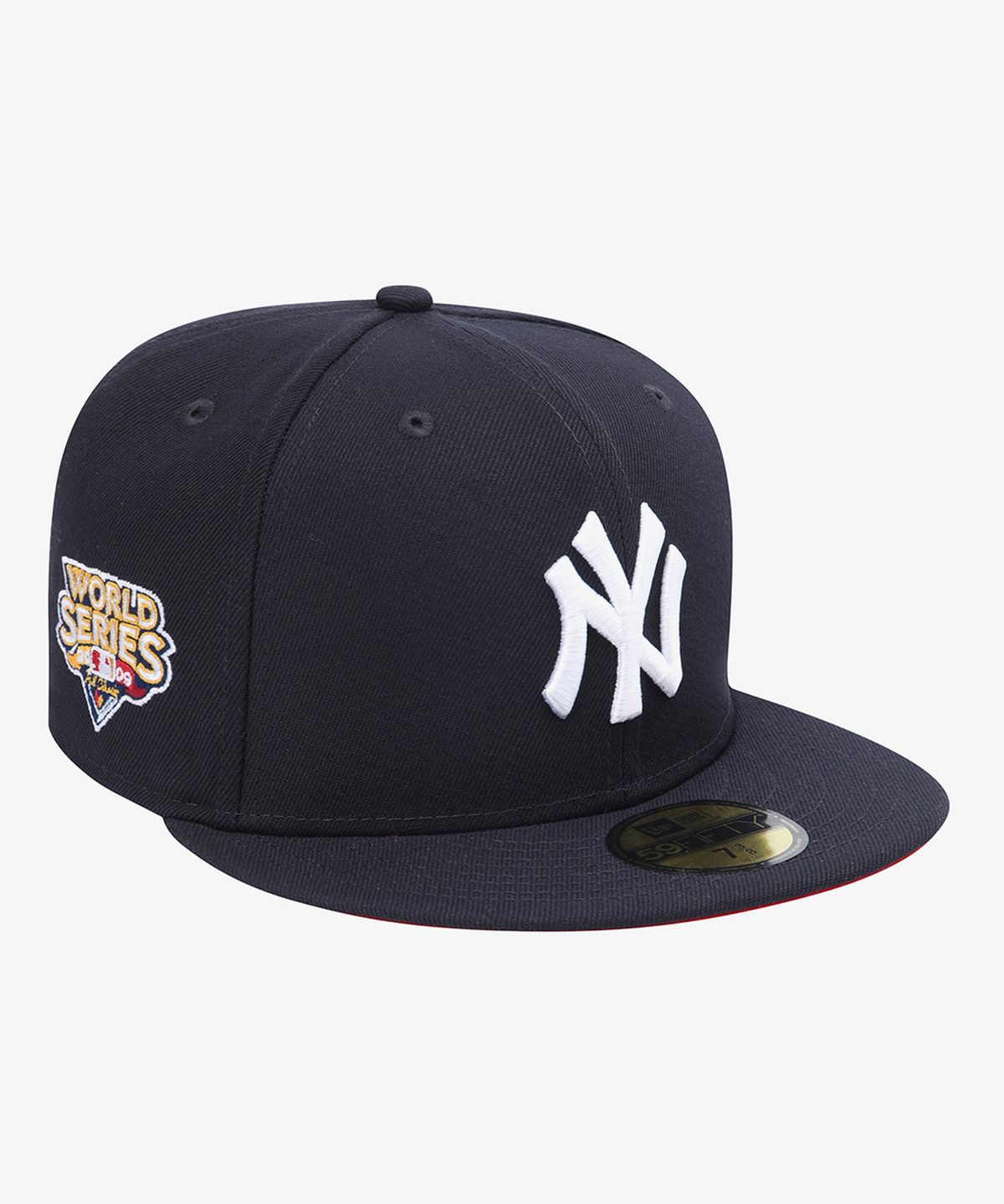 뉴에라(NEW ERA) MLB 뉴욕 양키스 월드 시리즈 패치 피티드캡 네이비/스칼렛 15411772