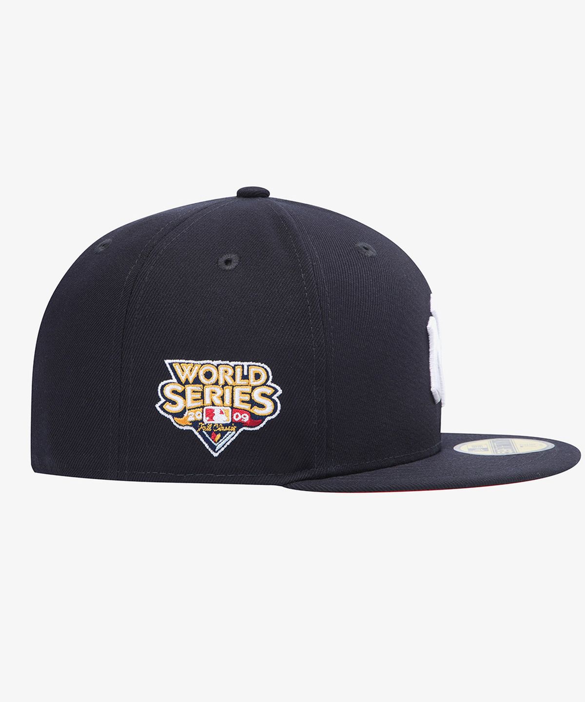 뉴에라(NEW ERA) MLB 뉴욕 양키스 월드 시리즈 패치 피티드캡 네이비/스칼렛 15411772
