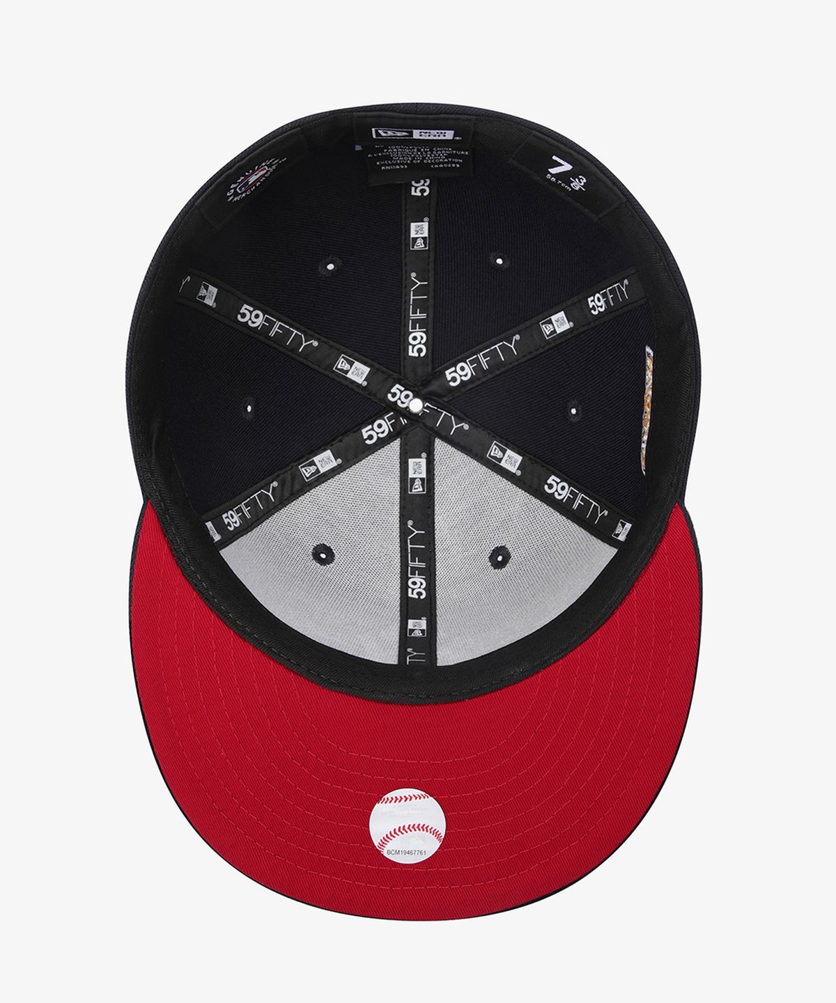 뉴에라(NEW ERA) MLB 뉴욕 양키스 월드 시리즈 패치 피티드캡 네이비/스칼렛 15411772