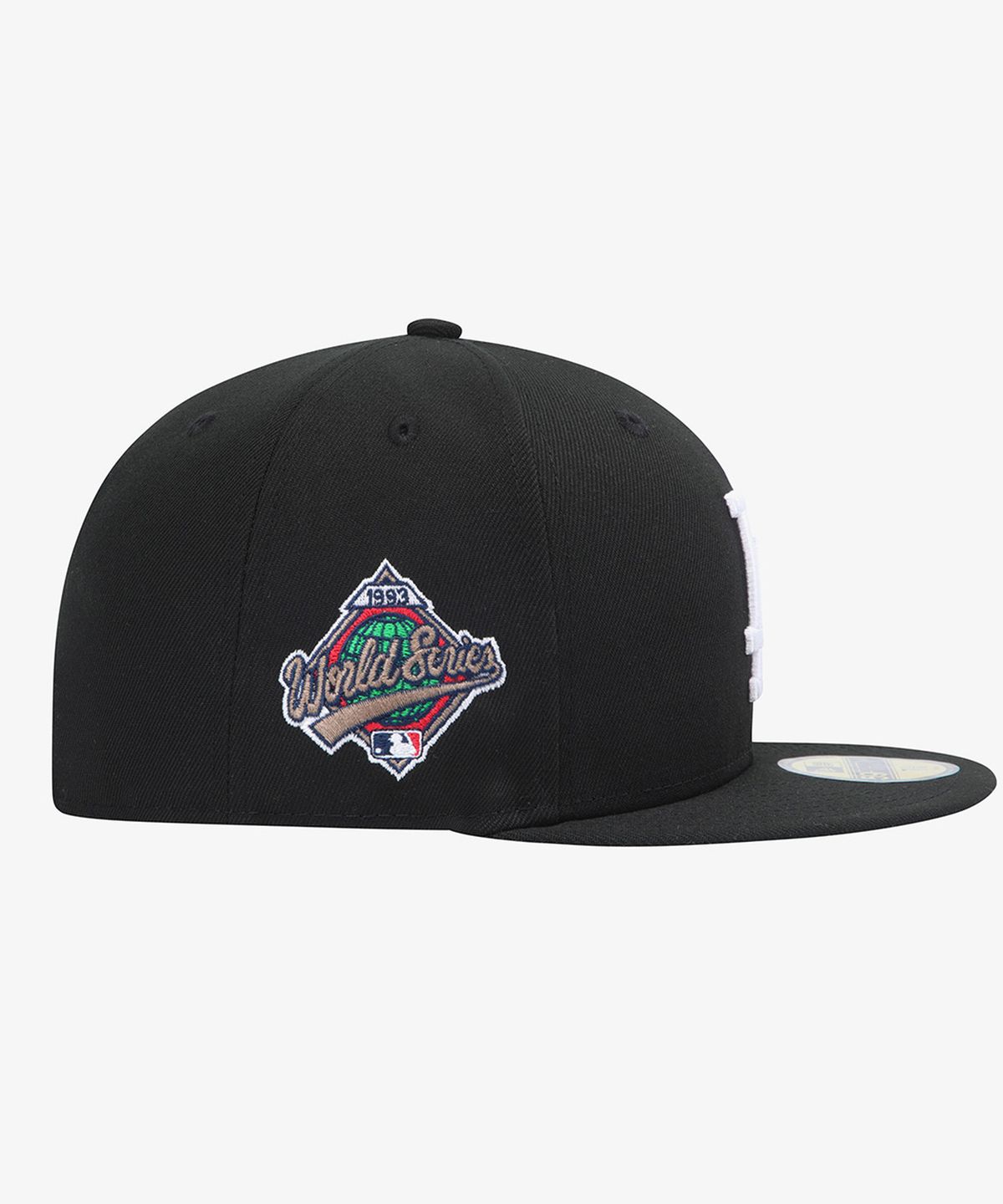뉴에라(NEW ERA) MLB LA 다저스 월드 시리즈 패치 피티드캡 블랙/블루 15411774