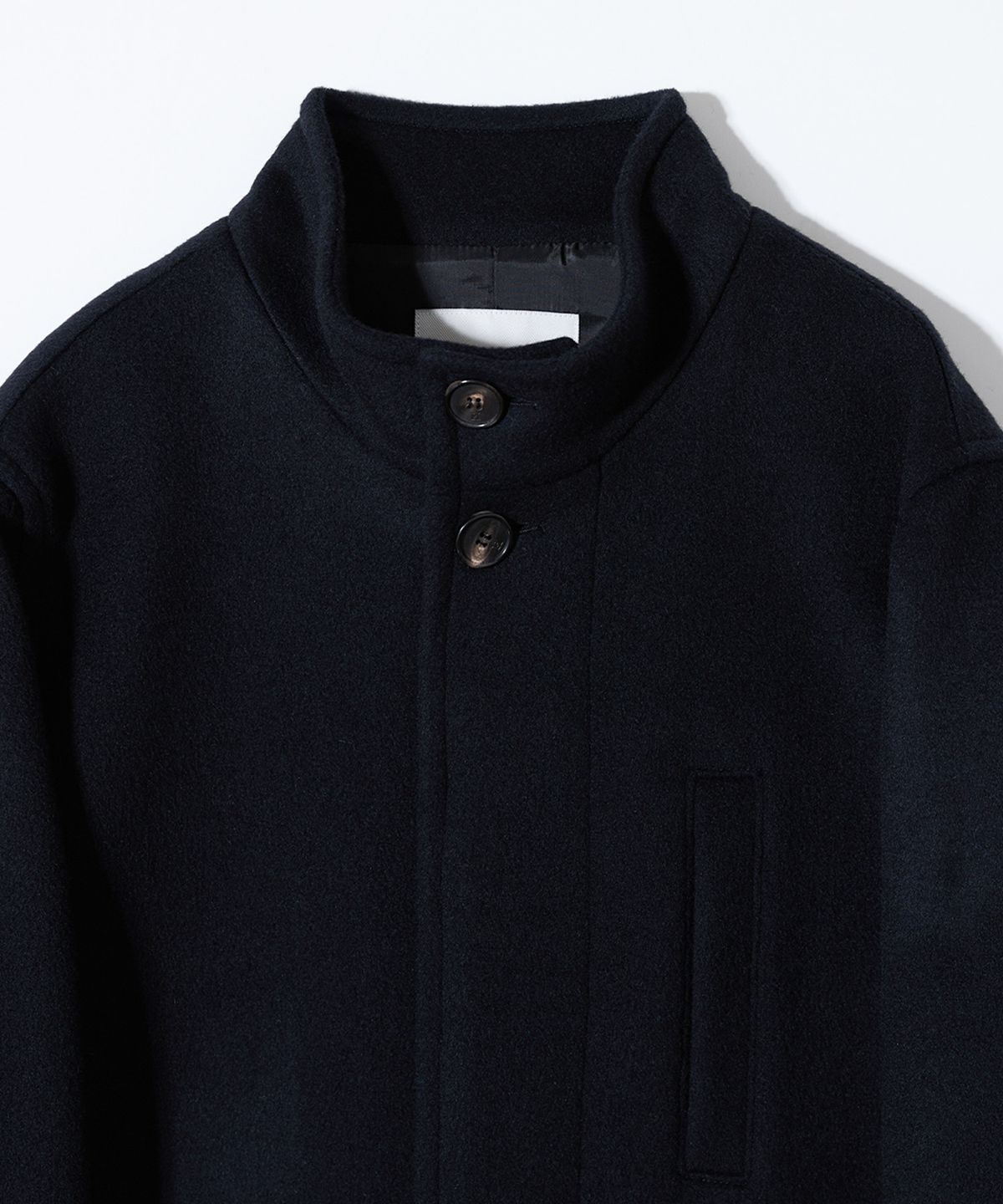 홀리선(HORLISUN) Duke Wool Long Coat Dark Navy