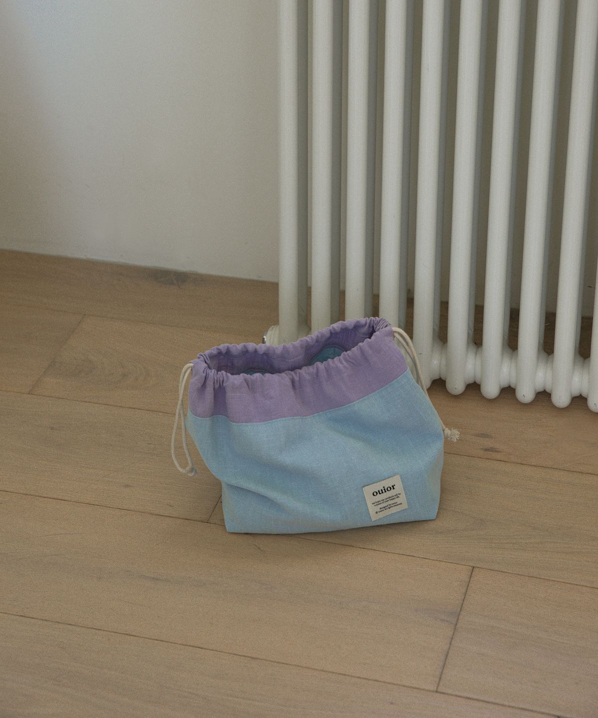 위올(OUIOR) [기프트박스]ouior chubby string pouch_purple&sky