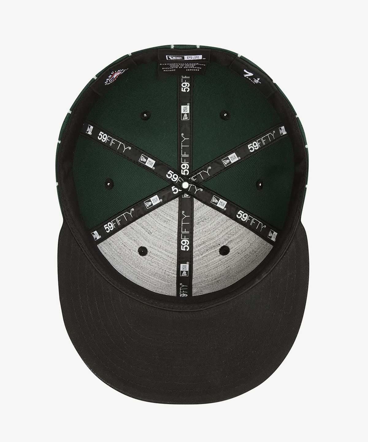 뉴에라(NEW ERA) MLB 뉴욕 양키스 핀스트라이프 소프트 버크람 피티드캡 다크그린/블랙 15449438