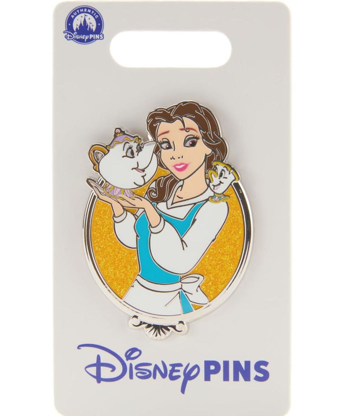 디즈니 스토어(DISNEY STORE) 미녀와 야수 벨 옐로우 뱃지 (1000107159)