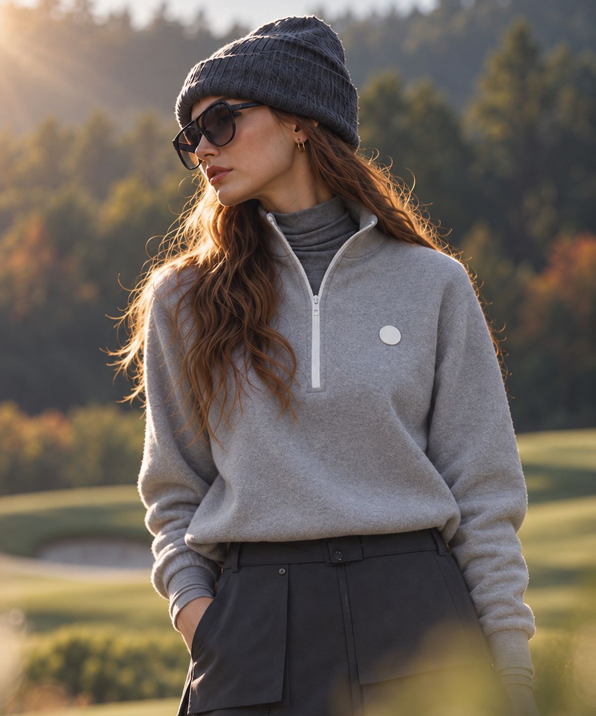 크림골프(KLIMGOLF) 플리스 하프 집업