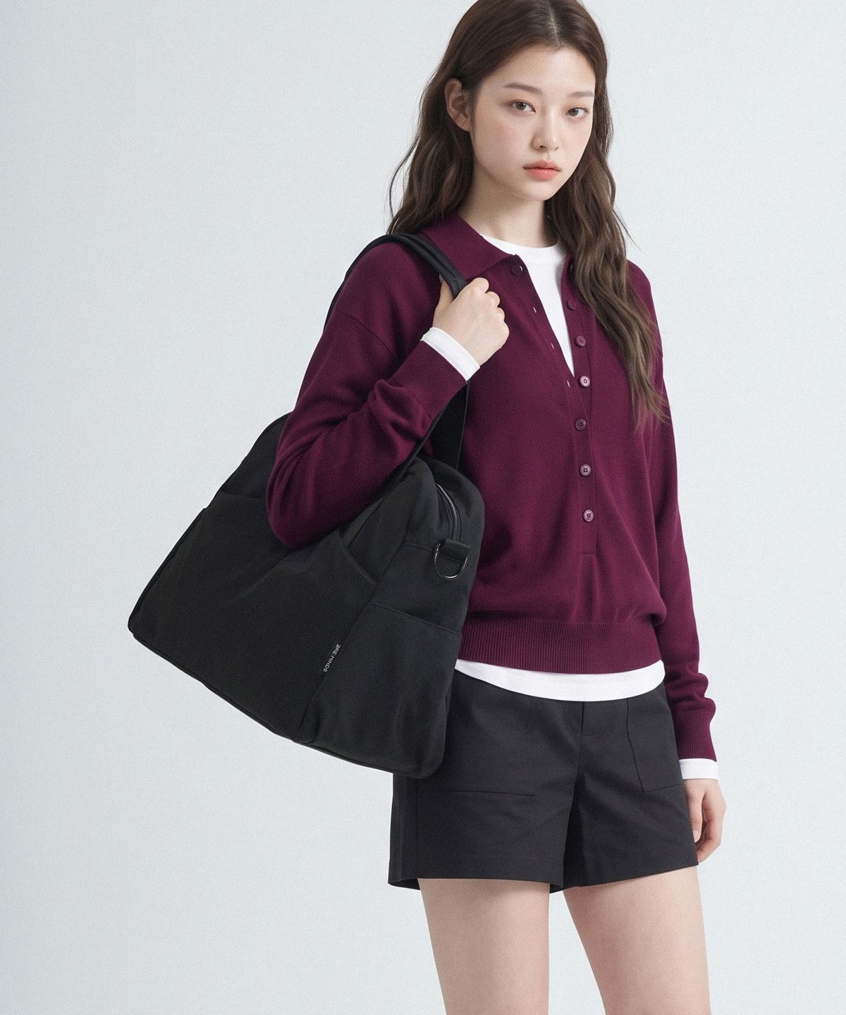 쓰리마인즈(TRM) TRM 리사이클 나일론 캐리온 더플백 T80G
