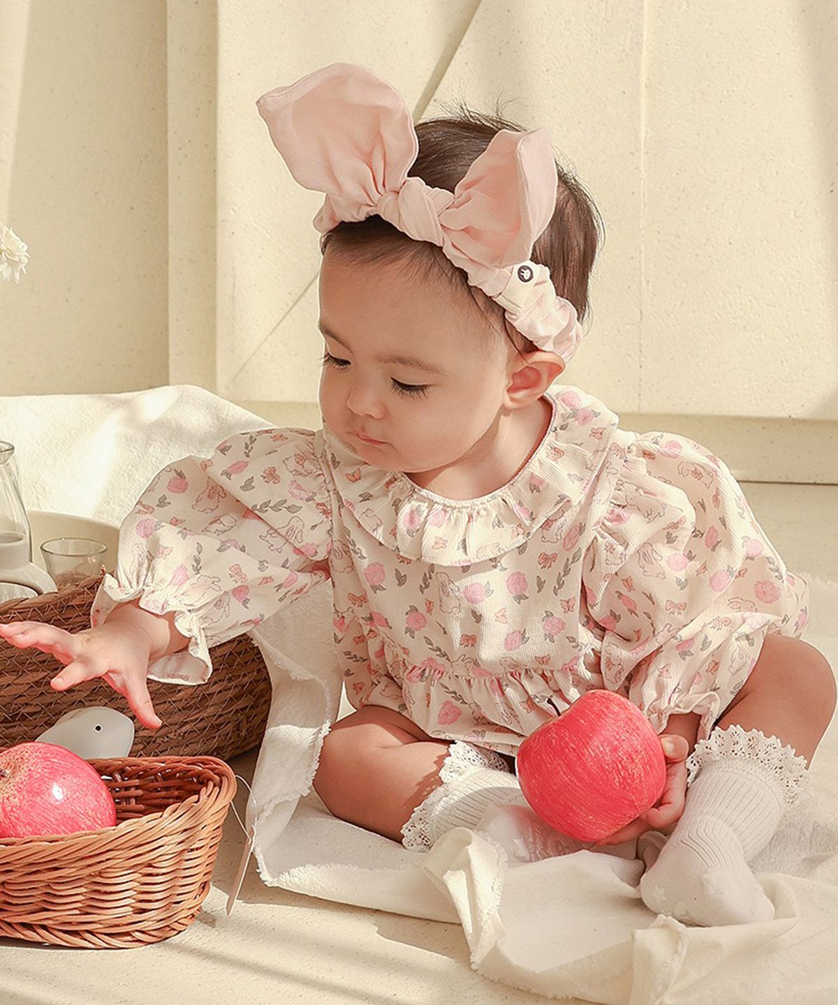 아림클로젯(ARIMCLOSET) 아기토끼 같은 우리아가 - 아기 골덴 바디슈트