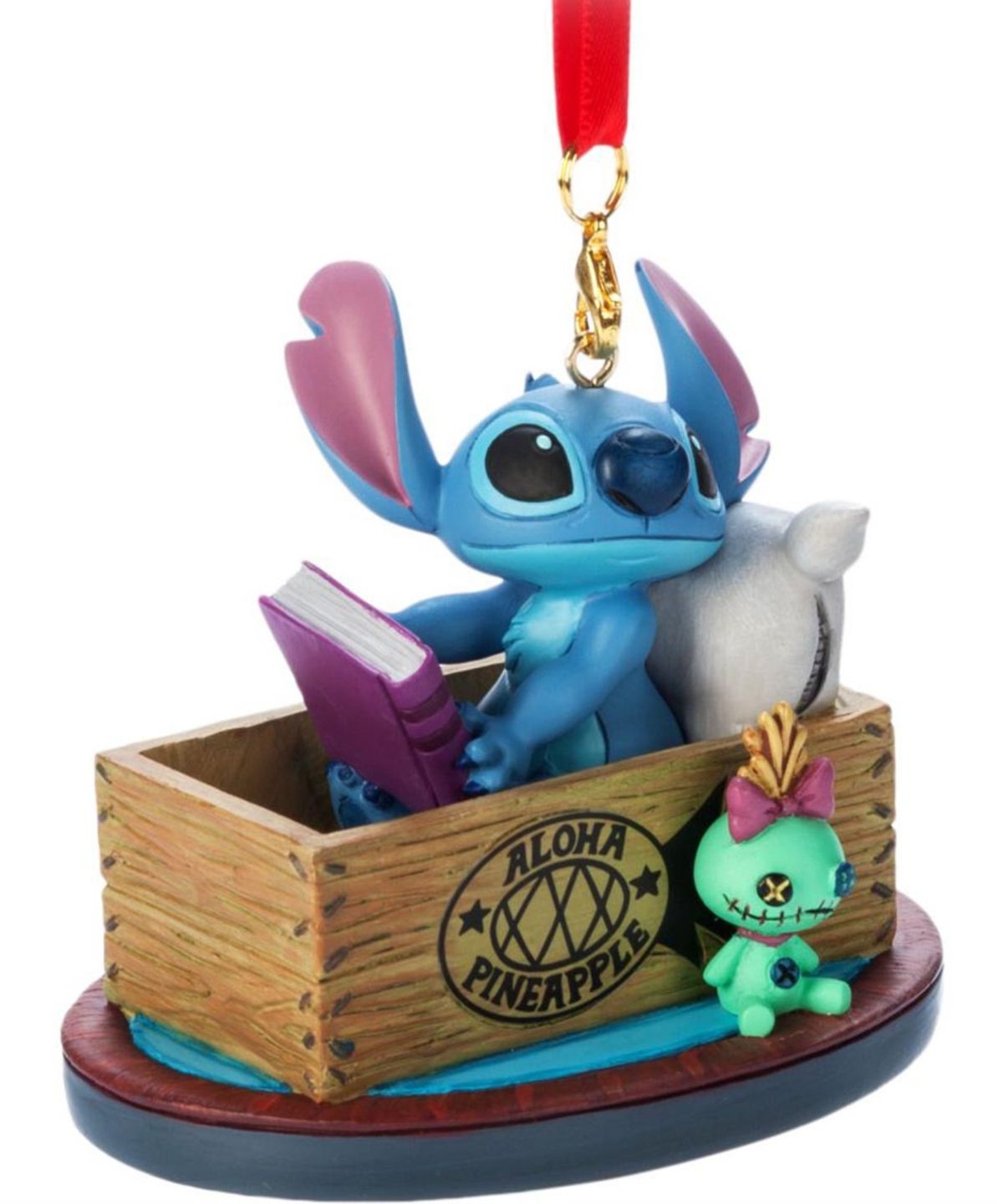 디즈니 스토어(DISNEY STORE) 스티치와 스크럼프 트리 오너먼트 (1000086827)