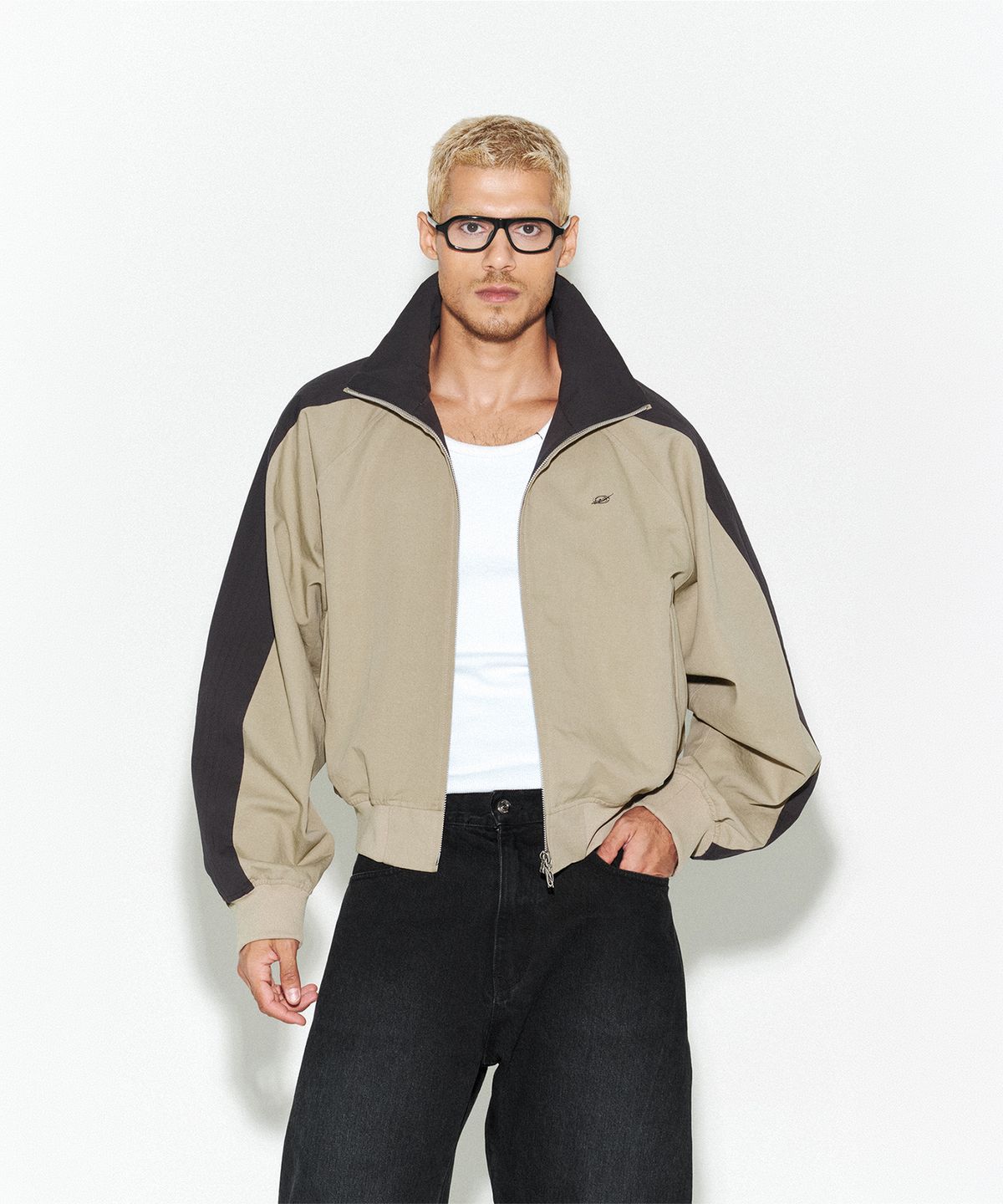 51퍼센트(51PERCENT) Louver track jumper - Beige
