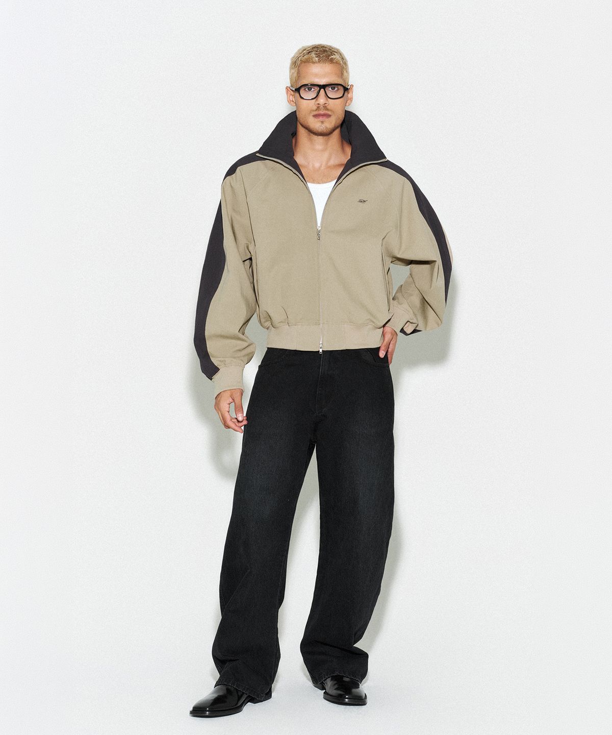 51퍼센트(51PERCENT) Louver track jumper - Beige