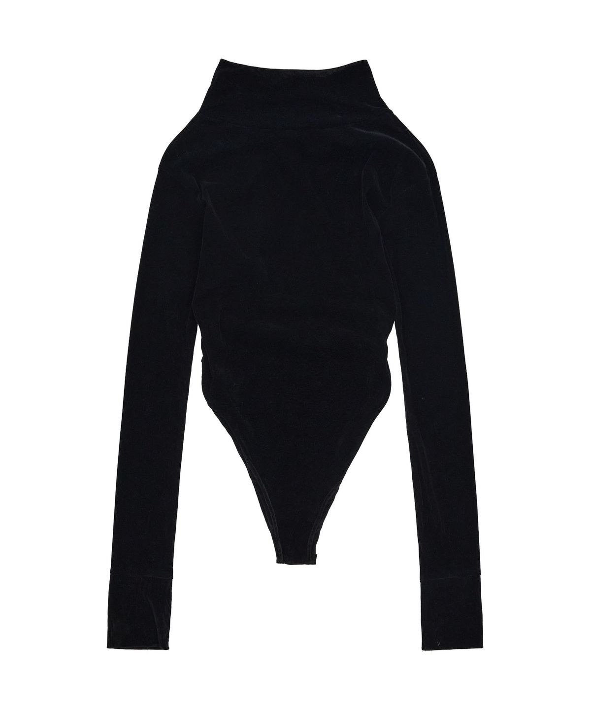 노 엑스트라 터치(NO EXTRA TOUCH) Velvet Button Bodysuit (Black) / 26WTJS001BK