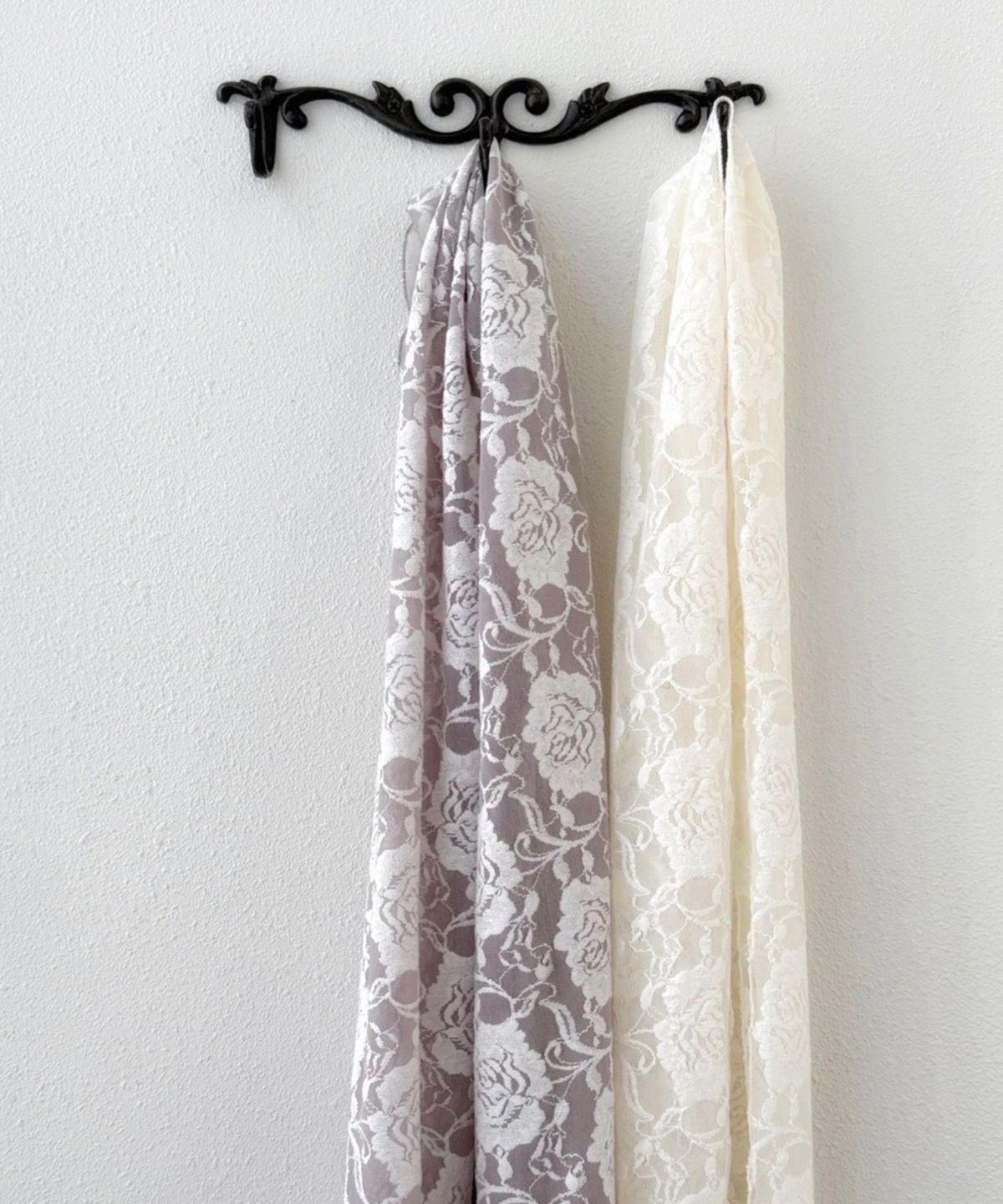 판타스틱 플래닛(FANTASTIC PLANET) rose lace scarf (2colors)