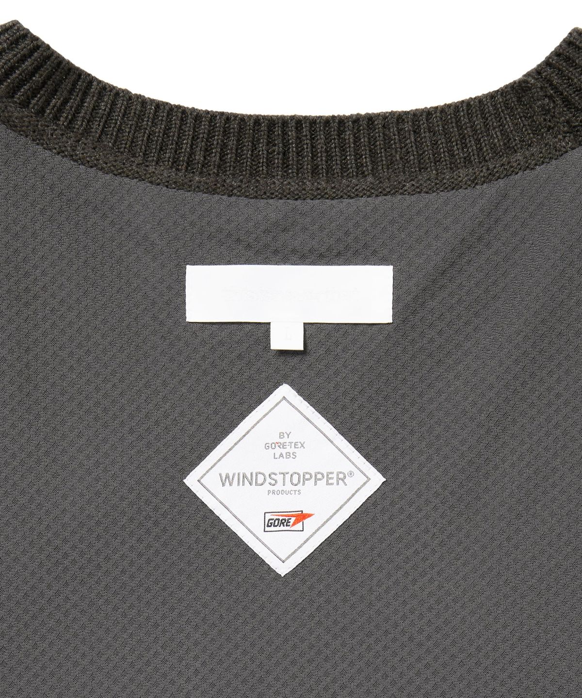 디스이즈네버댓(THISISNEVERTHAT) GORE-TEX WINDSTOPPER Knit Crew Dark Brown