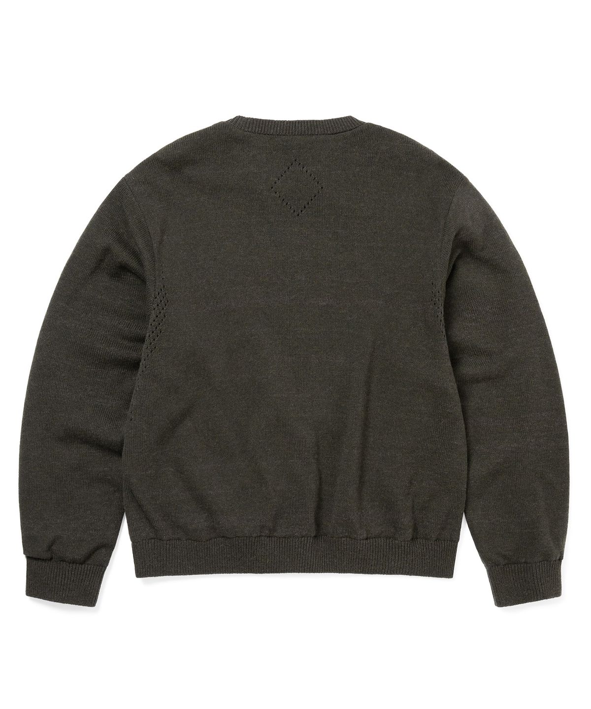 디스이즈네버댓(THISISNEVERTHAT) GORE-TEX WINDSTOPPER Knit Crew Dark Brown