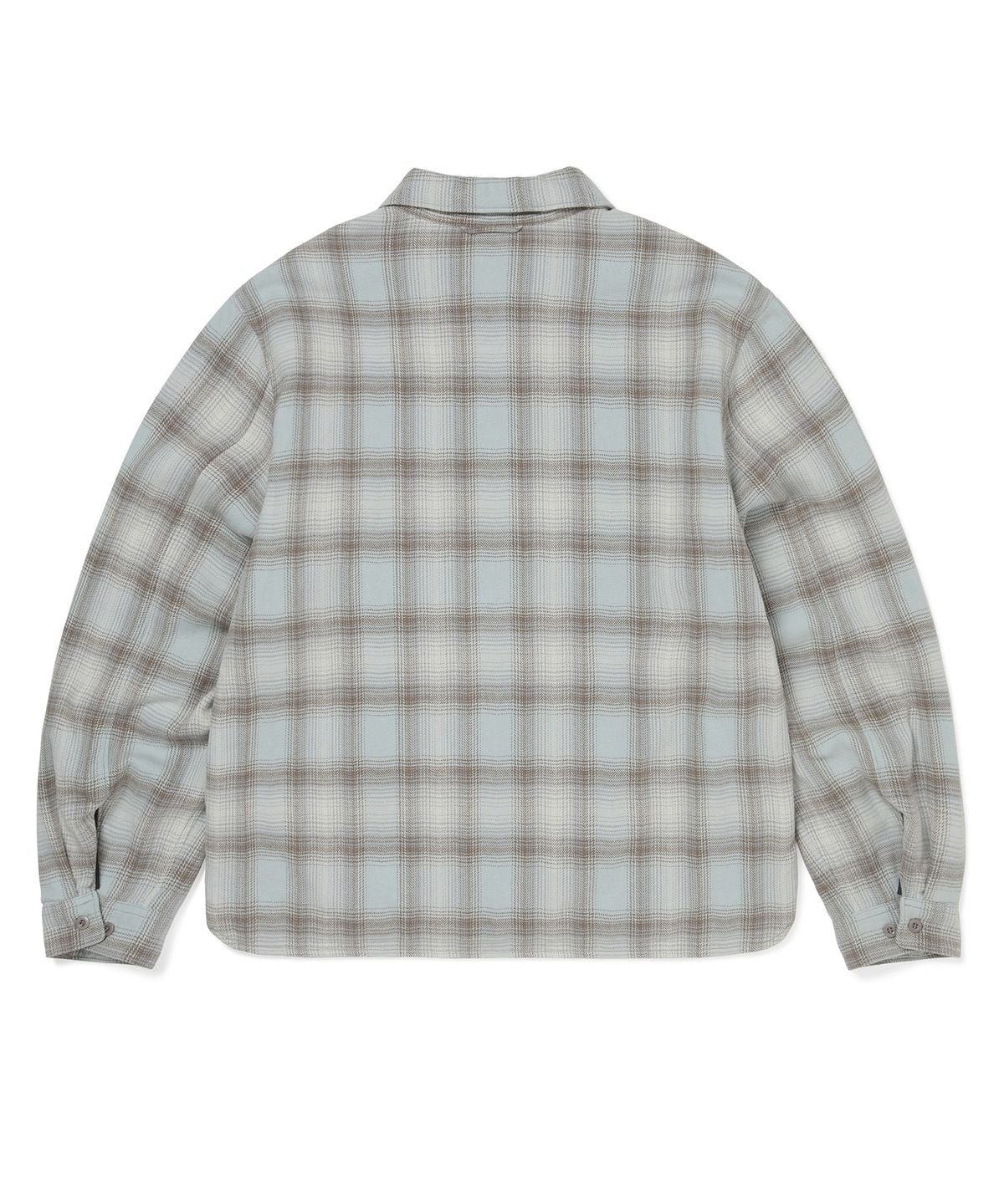디스이즈네버댓(THISISNEVERTHAT) GORE-TEX WINDSTOPPER Plaid Shirt Light Blue
