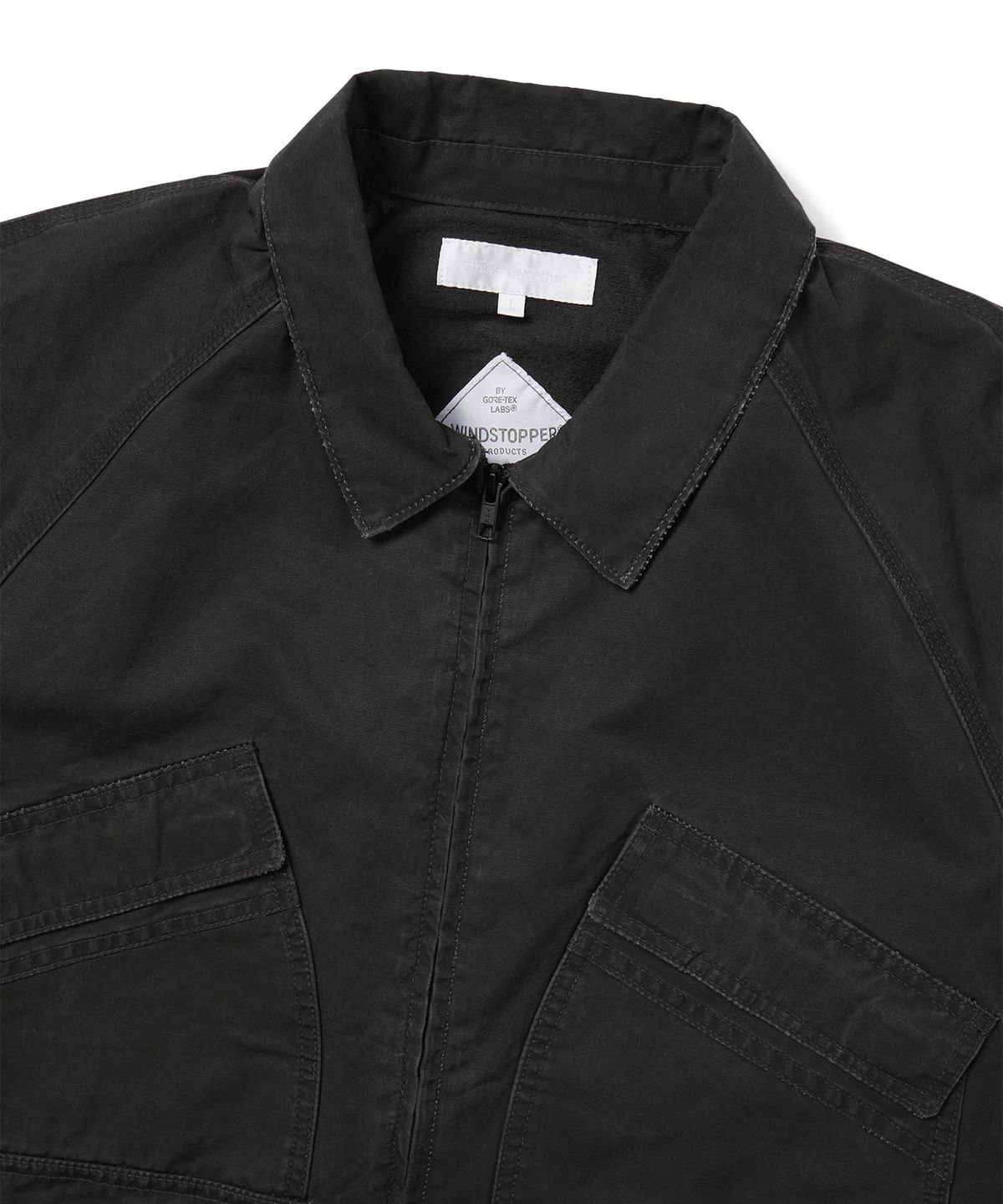 디스이즈네버댓(THISISNEVERTHAT) GORE-TEX WINDSTOPPER Utility Jacket Off Black