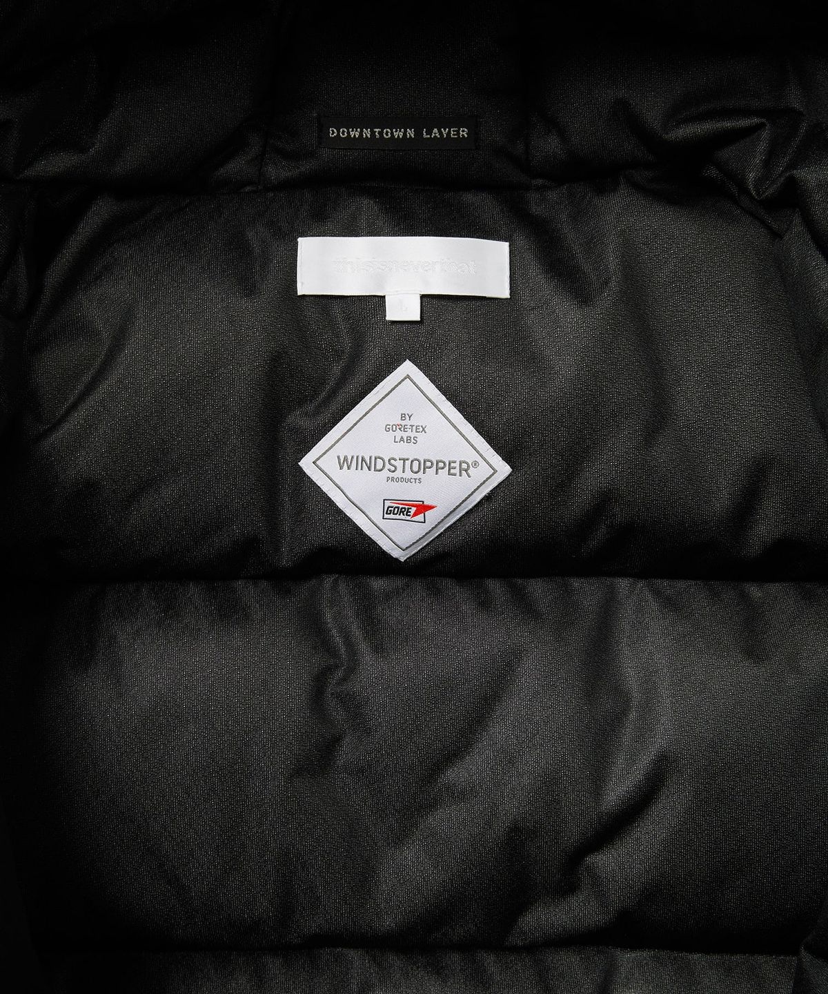 디스이즈네버댓(THISISNEVERTHAT) GORE-TEX WINDSTOPPER Puffer Down Jacket Light Blue