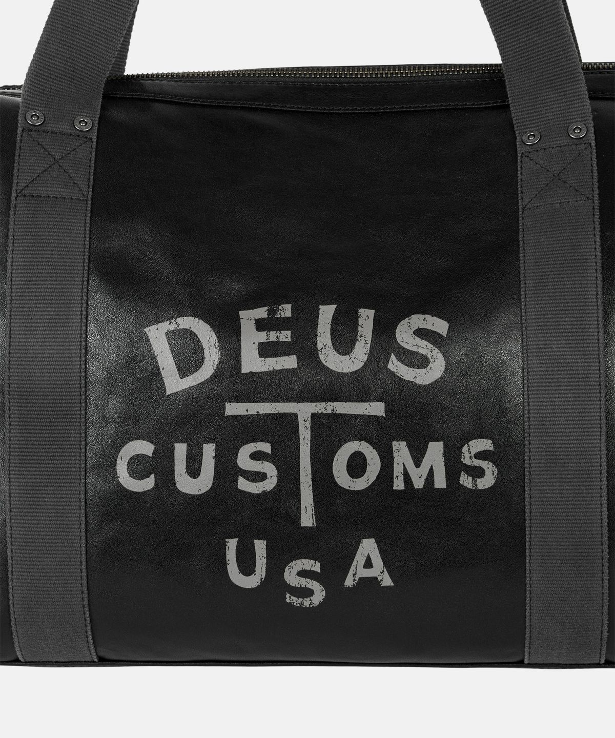 데우스 엑스 마키나(DEUS EX MACHINA) The Leather Boston Bag_Black