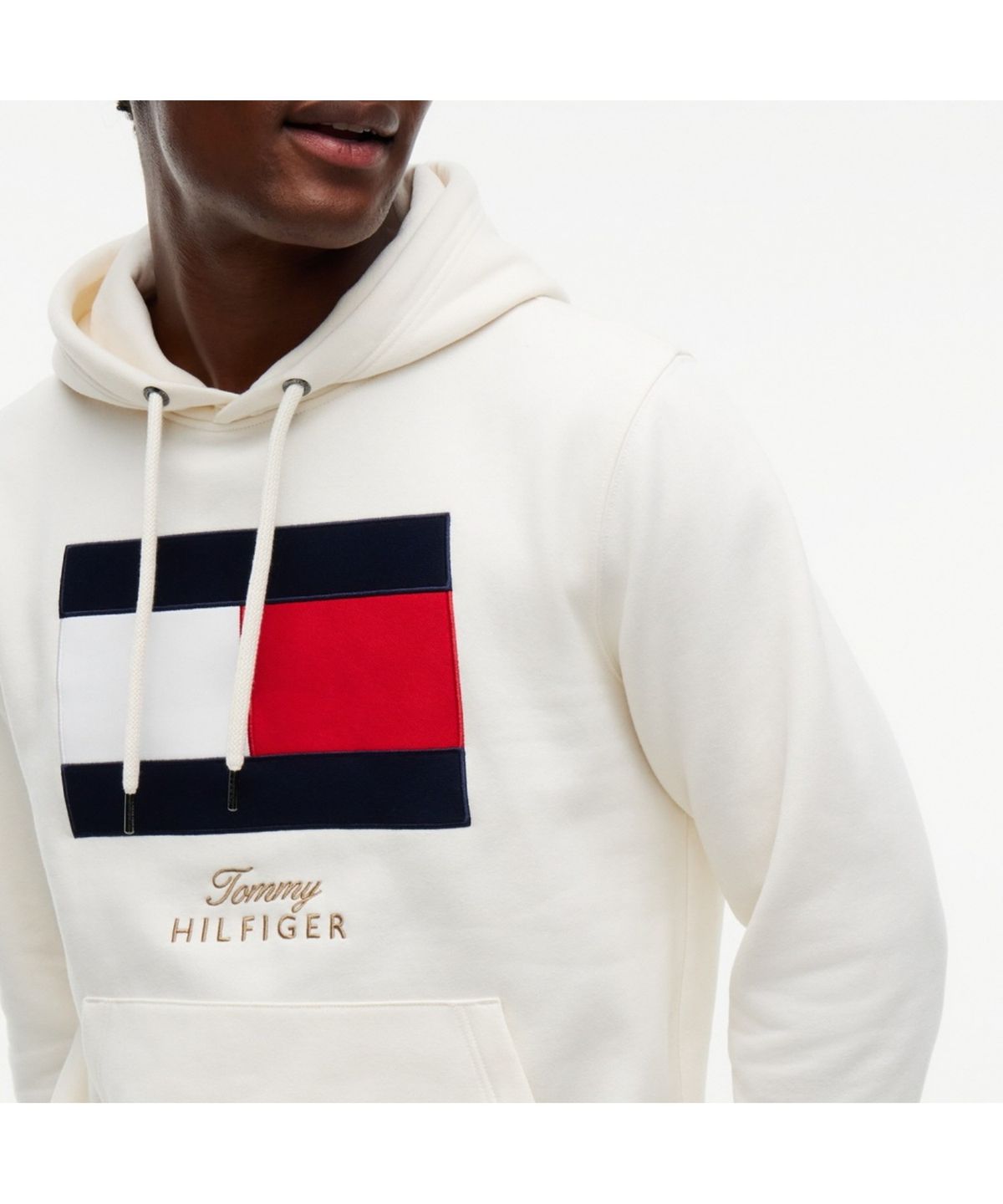 타미힐피거(TOMMY HILFIGER) 기프팅 플래그 플리스 후디