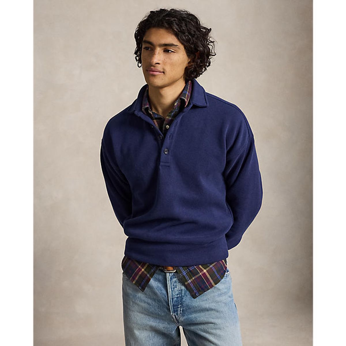 폴로 랄프 로렌(POLO RALPH LAUREN) 남성 릴렉스핏 리브 폴로 풀오버(MNPOKNI16825501410)