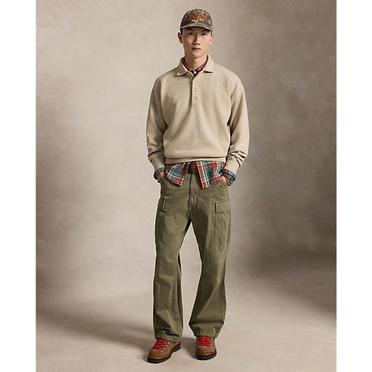 폴로 랄프 로렌(POLO RALPH LAUREN) 남성 릴렉스핏 리브 폴로 풀오버(MNPOKNI16825500270)