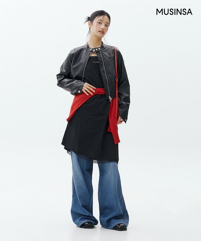 애즈온(ASON) SLIM LEATHER JACKET - 사이즈 & 후기 | 무신사