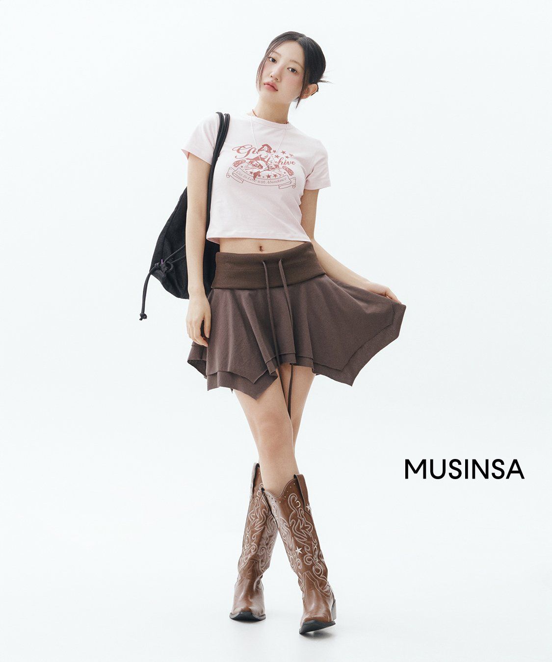 루루서울(LOULOUSEOUL) Hot! Chocolate Western Boots (Brown